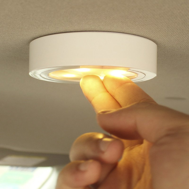 无线遥控衣柜橱柜灯免线免安装鞋柜子灯led灯粘贴柜底灯可充电池