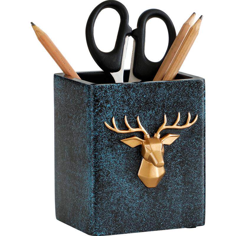 礼物收纳笔筒用品可爱书房摆设笔桶公用书桌笔筒