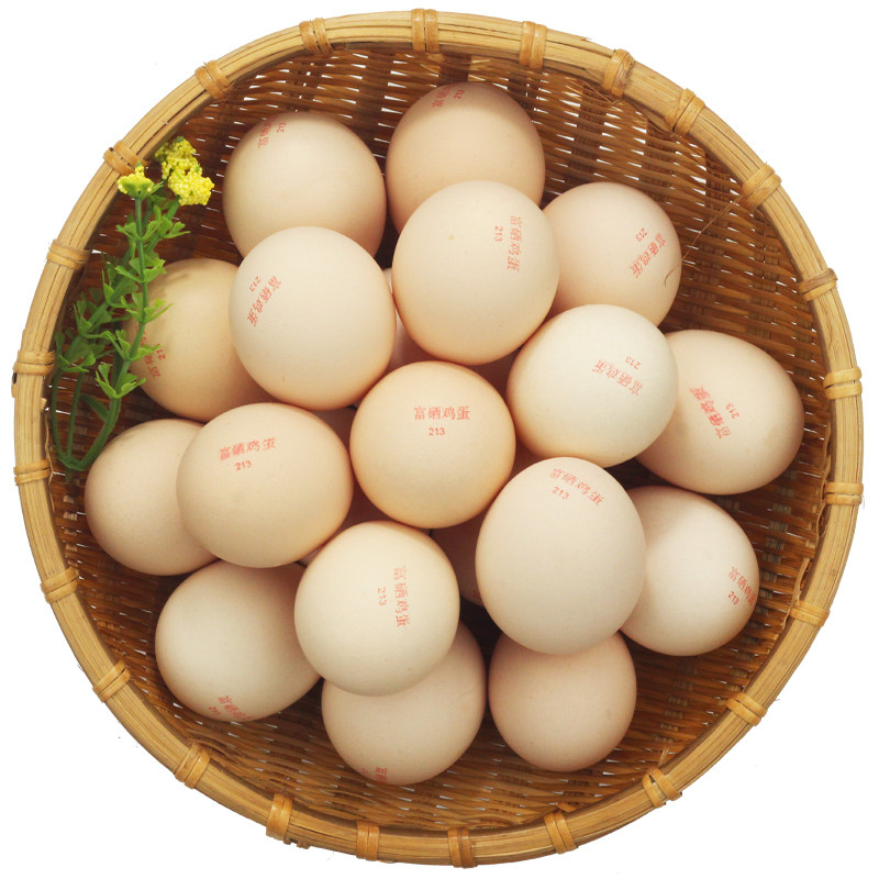 鸡蛋鹏昌富硒五谷喂养富含营养新鲜安全非土鸡蛋