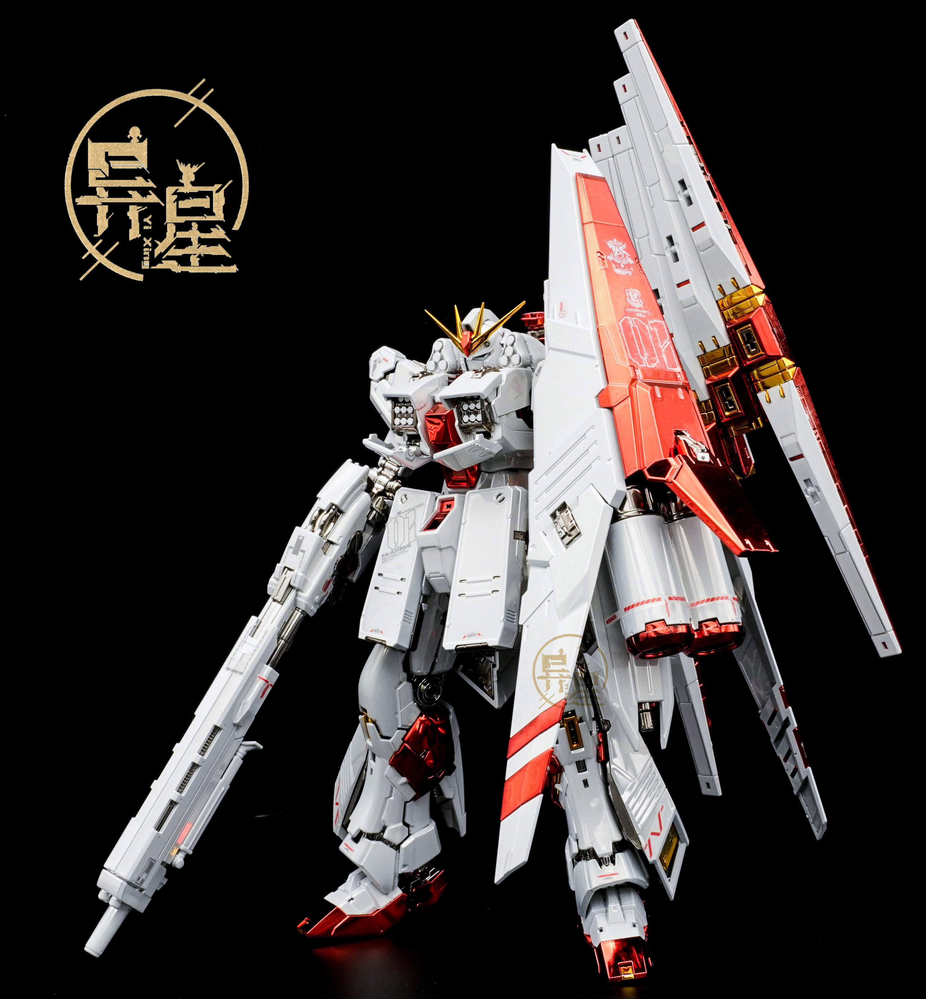 高达电镀异星万代rg中国限定配色红牛重牛高达模型专区