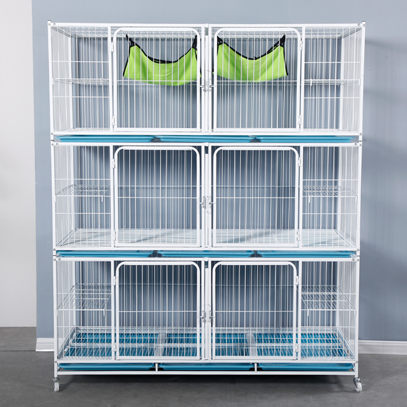 三层大号猫舍狗笼寄养泰迪多层繁殖猫咪隔断笼子