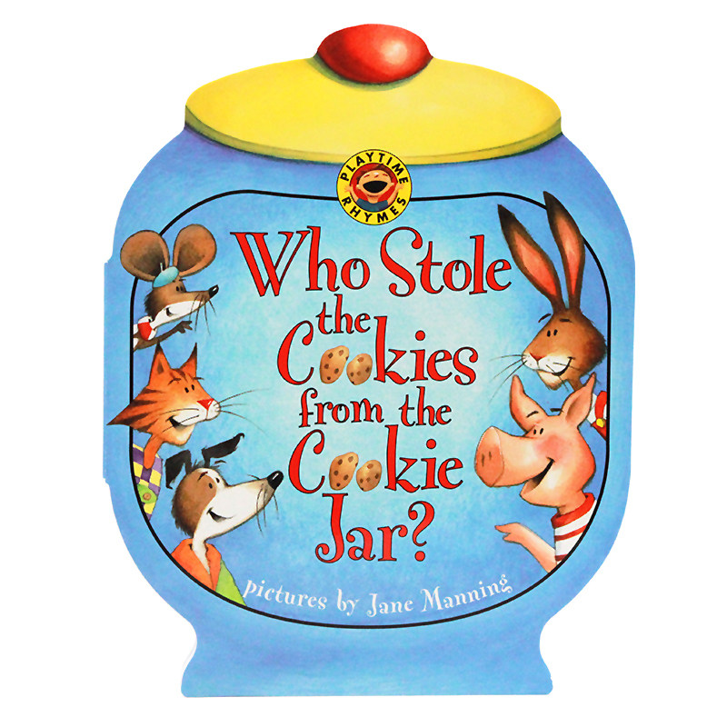 英文原版绘本who stole the cookies from the cookie jar谁从饼干罐