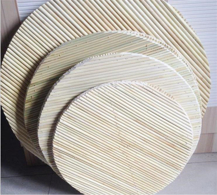 饺子农家手工高粱双层盖帘天然圆形水饺垫放餐垫