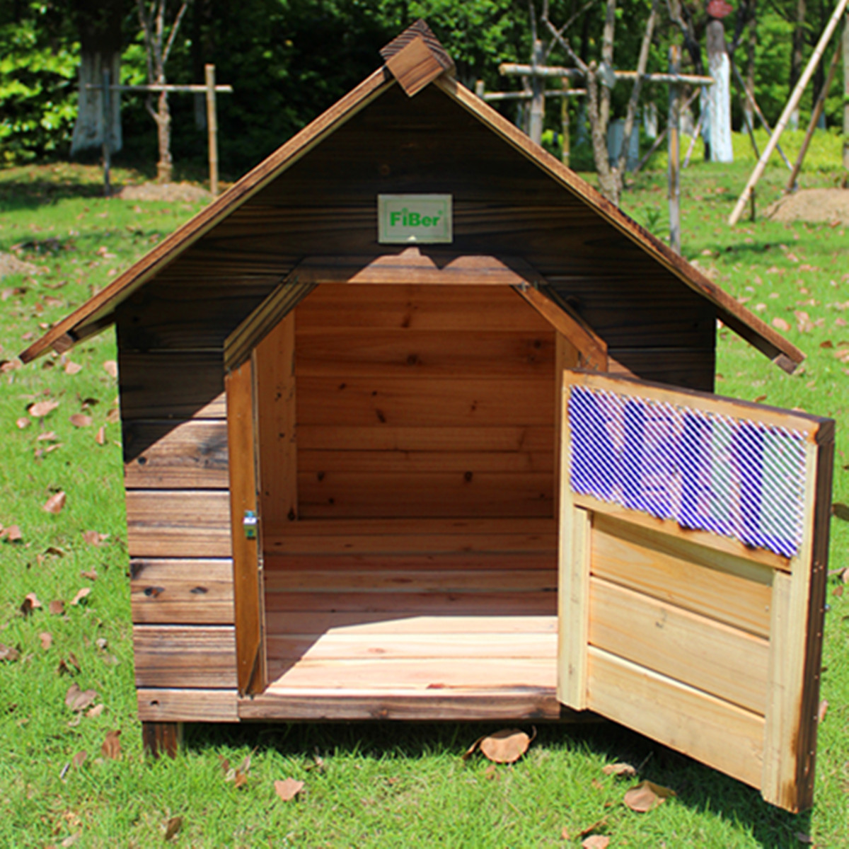 狗窝户外室外防雨狗屋房子型窝窝房子别墅中大型窝