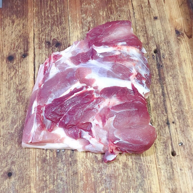 阿豪人家猪支持花呗分期天天新鲜土货猪肉后腿肉带皮40斤如图