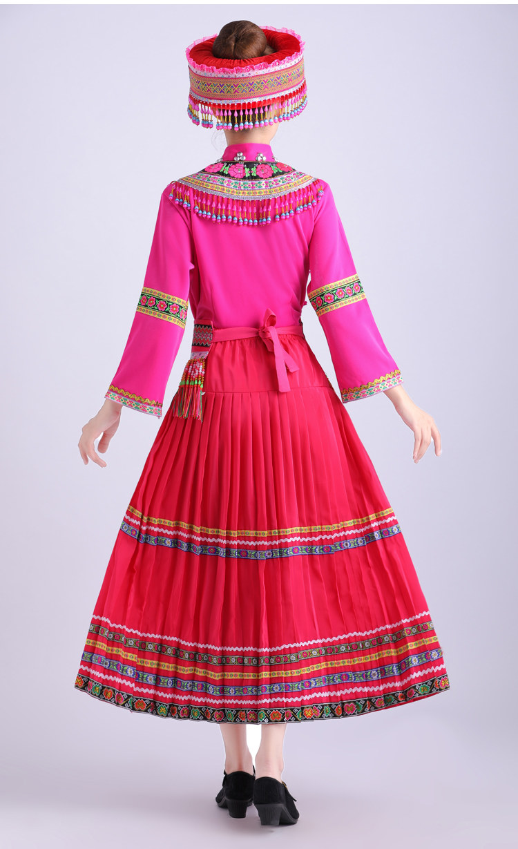 云南昆明发货怒江傈僳族迪庆普米族女服装饰少数民族民族服装