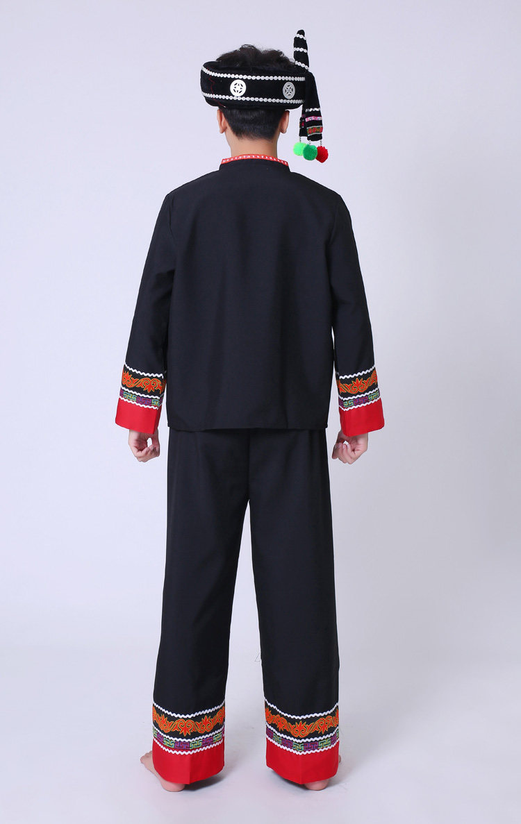 昆明发货丽江纳西族男装少数民族生活舞蹈演出表演其他民族服装