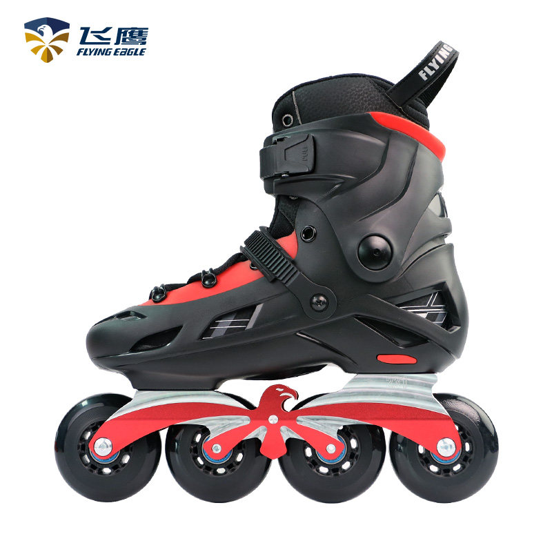 飞鹰轮滑f7街区fsk刹车花式专业溜冰鞋成人直排轮