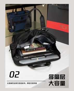 Ballistic Nylon Alpha Bravo Wear-Resistant Business Fashion Briefcase Crossbody Computer Bag Handbag