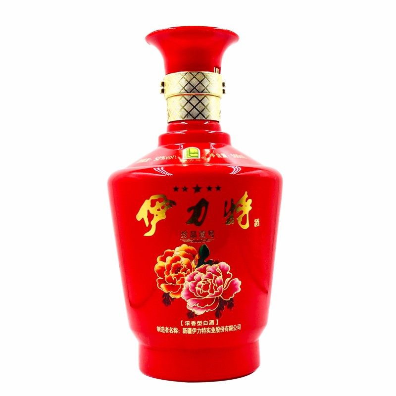 新疆名酒 伊力特酒珍品壹号52度浓香型白酒500ml单瓶