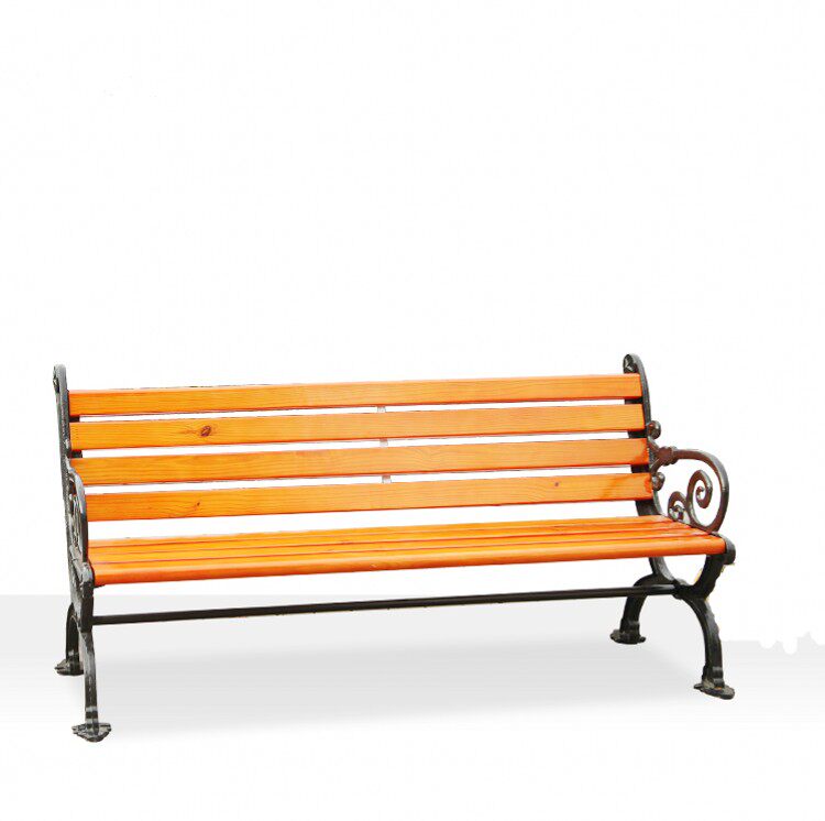 公园椅子户外长椅小区休闲座椅木制长椅防腐木靠背座椅室外长凳子