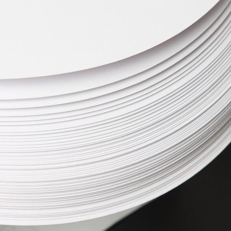 卡纸白色圆形50张白纸300克画画手工硬卡250克卡纸