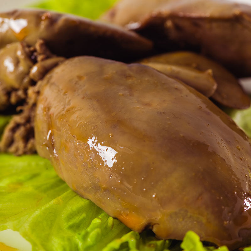 黑鸭卤味零食向妈妈秘卤鸭肝148g休闲零食专注卤味50年