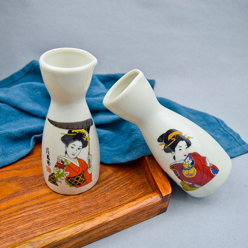 酒杯日本进口日式酒盅传统套装家用酒杯