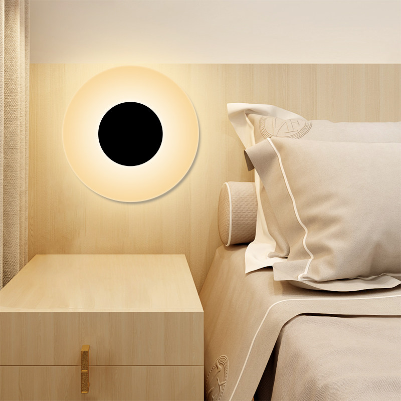 壁灯卧室亚克力创意led现代简约床头头灯走廊玄关壁灯