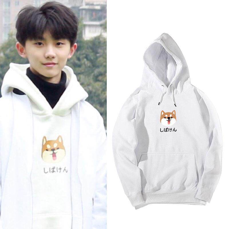 马嘉祺同款卫衣柴犬tyt台风少年团宽松可爱狗卫衣