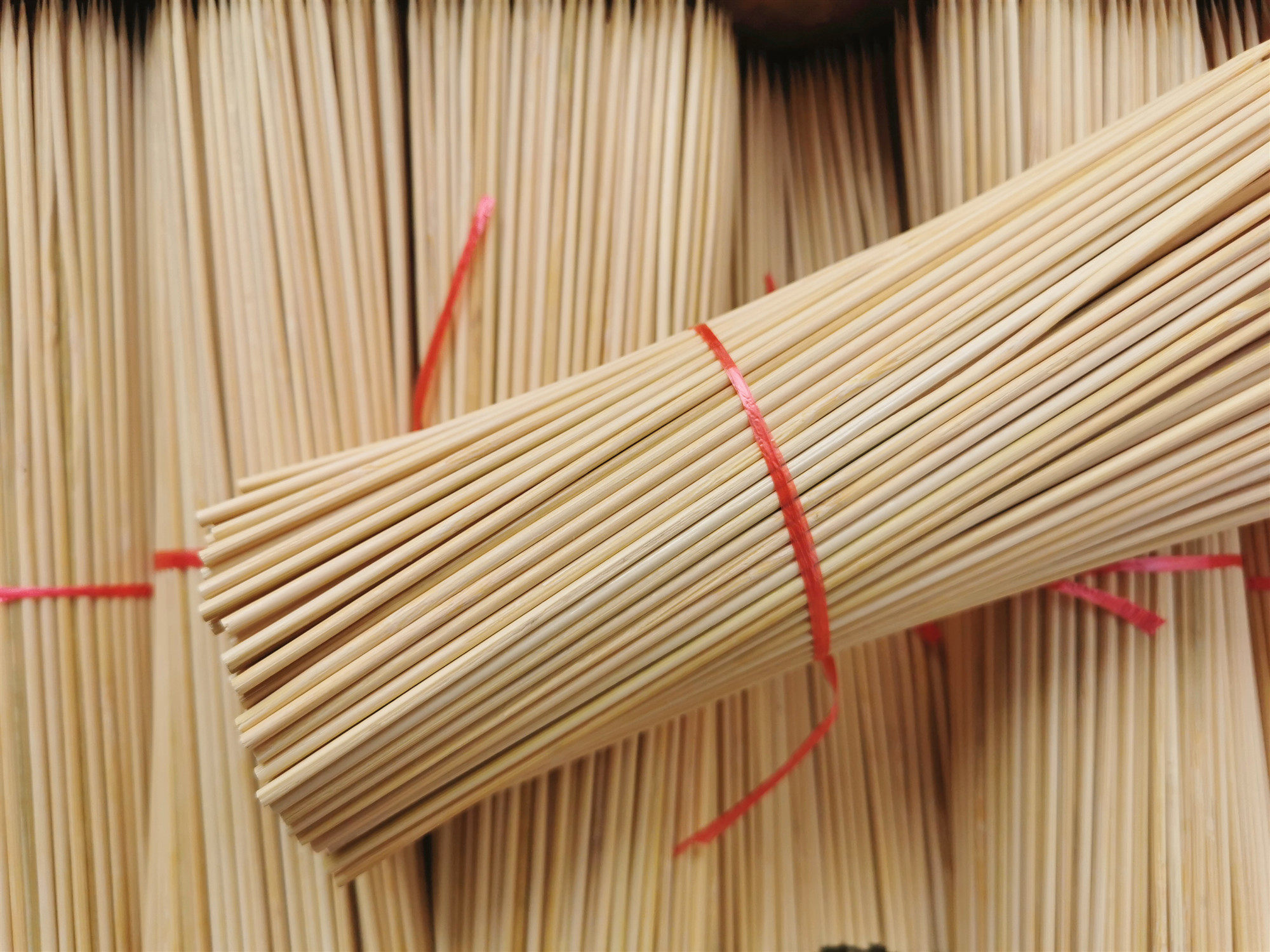 竹签20cm炸串火腿肠羊肉串签子用品工具烧烤商用竹签