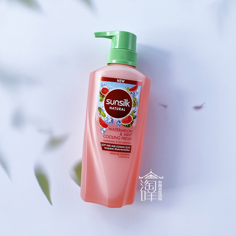 泰国sunsilk夏士莲洗发水护发素豆花桃子樱花椰子光泽洗发水