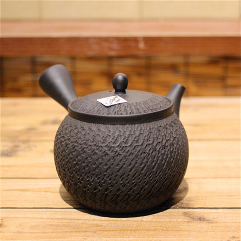 推荐日本常滑烧玉光梅原广隆泥跳刀横手泡茶急须壶茶壶