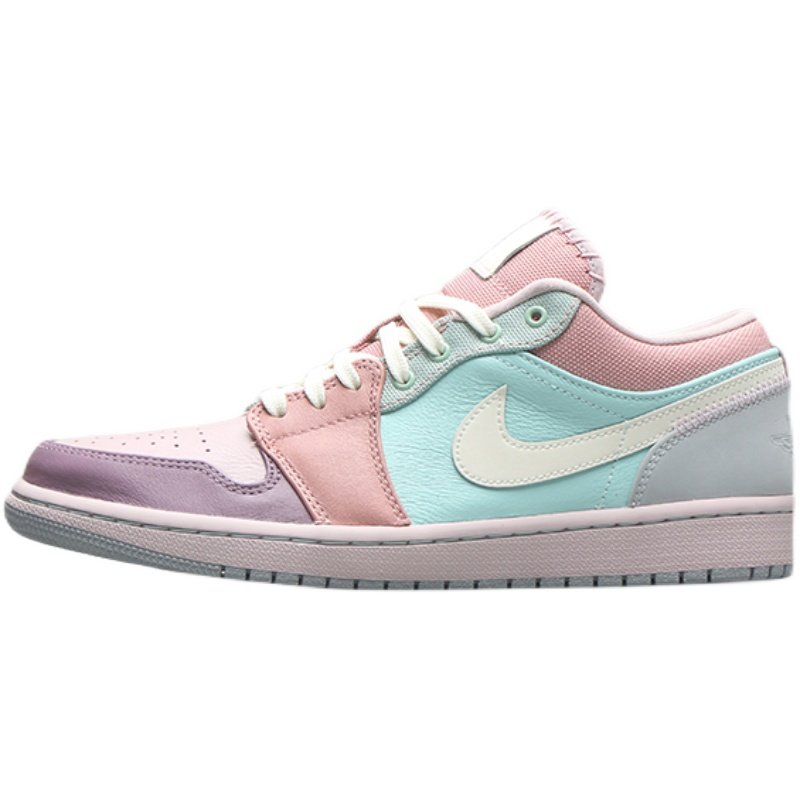 现货运动家airjordanlowaj1彩色拼接马卡龙dj5196615篮球鞋