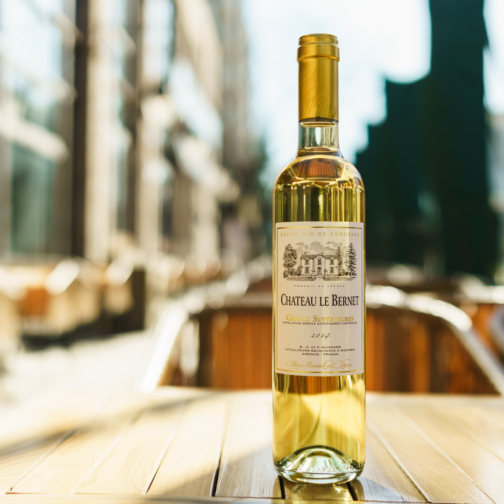 原产原产地地直法国波尔多进口百纳腐甜白葡萄酒格拉夫干白静态葡萄酒