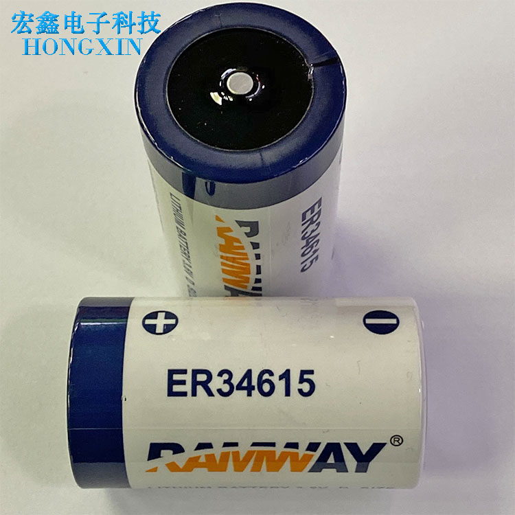 电池睿奕er3461536v锂亚适用用电流量计量量表普通干电池