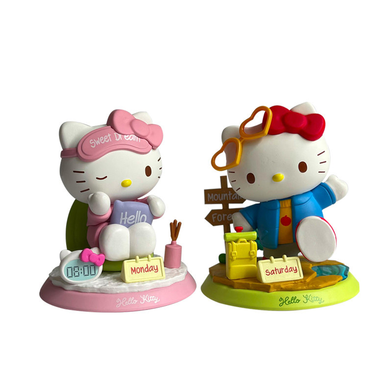 hellokitty盲盒网红2021新款holle哈喽凯蒂猫生日礼物潮玩盲盒