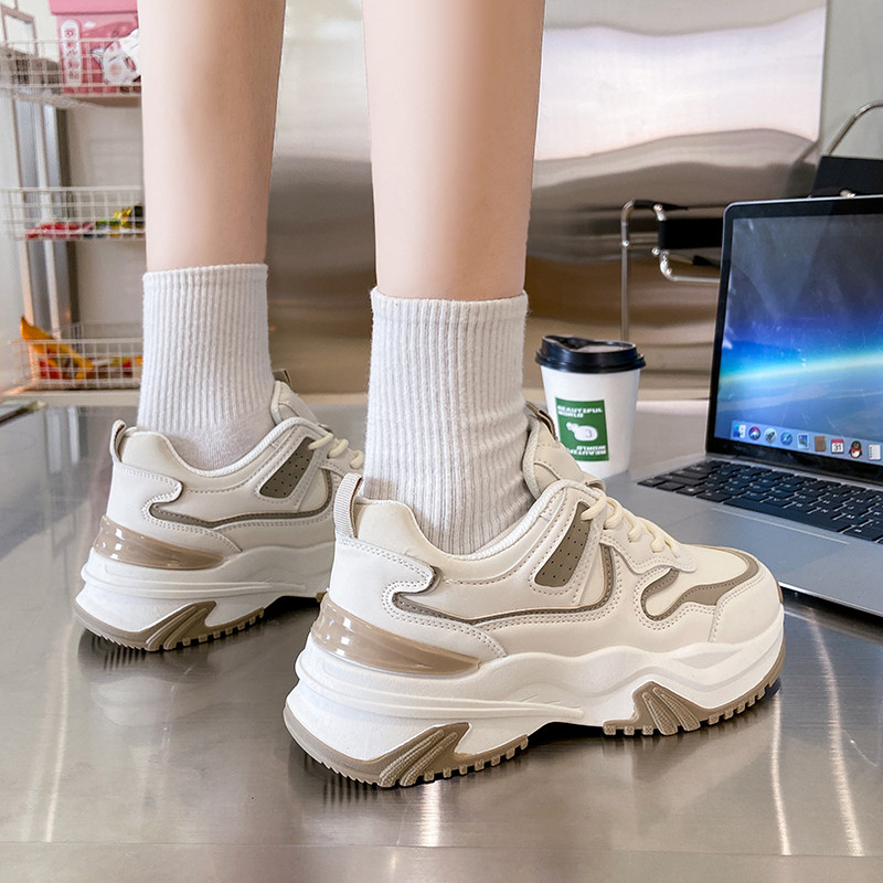 回力老爹鞋女鞋2022秋季新款 ins潮休闲鞋透气厚底增高鞋女运动鞋