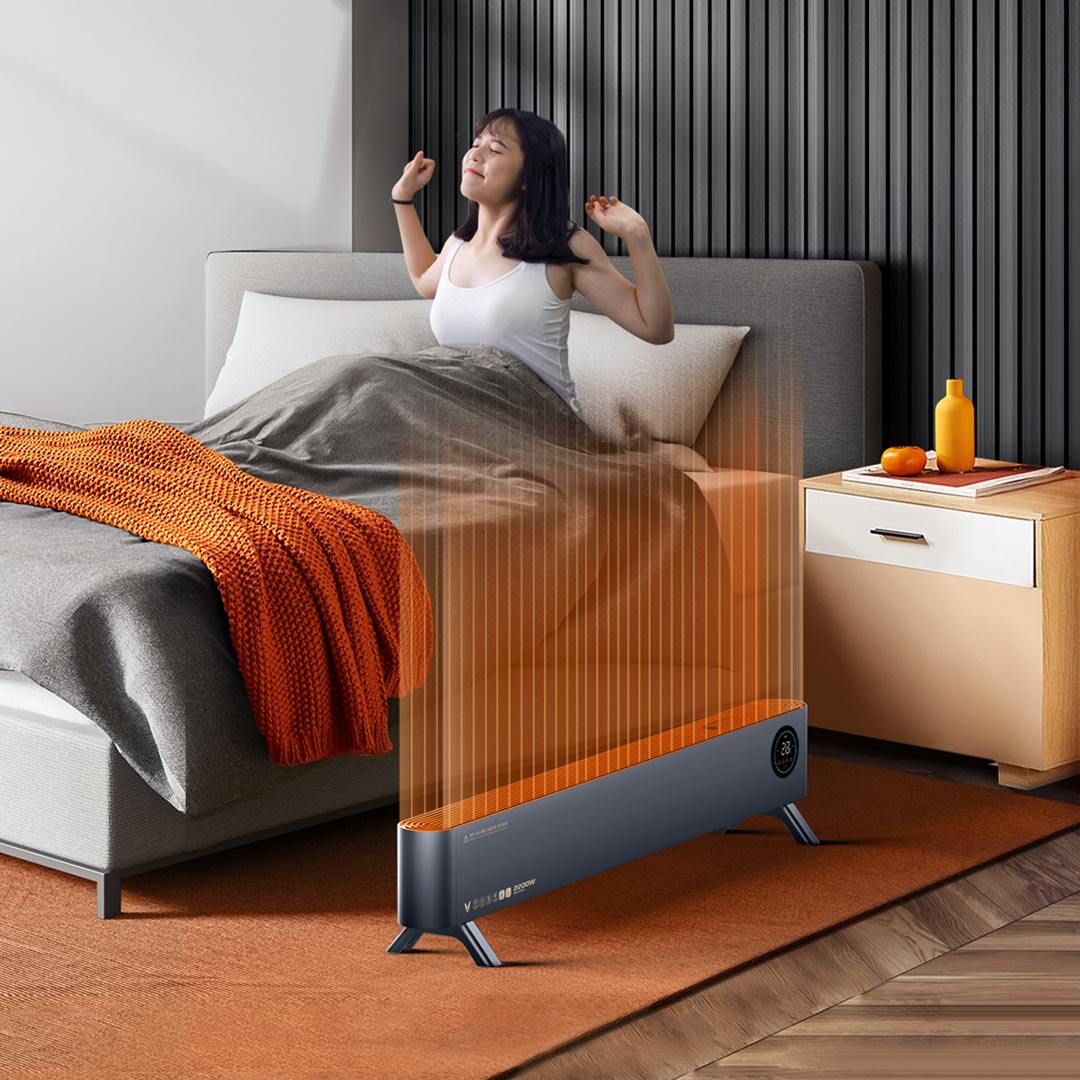 云米取暖器踢脚线家用蒸汽加湿电暖气智能控制全屋节能暖风机