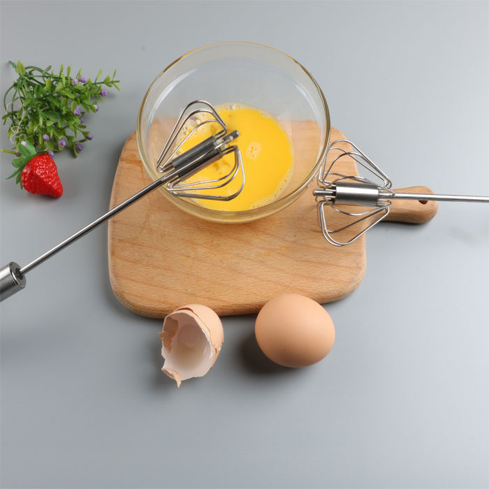 鸡蛋半自动打蛋家用不锈钢手动手持奶油神器按压打蛋器