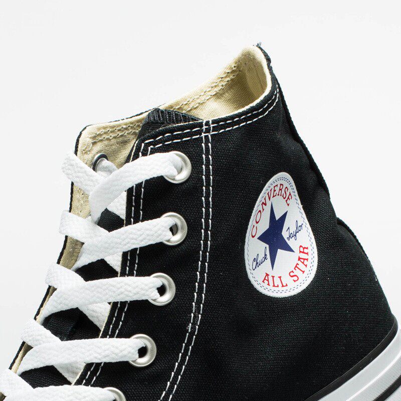 converse匡威男女中性allstar经典黑色高帮板鞋帆帆布鞋