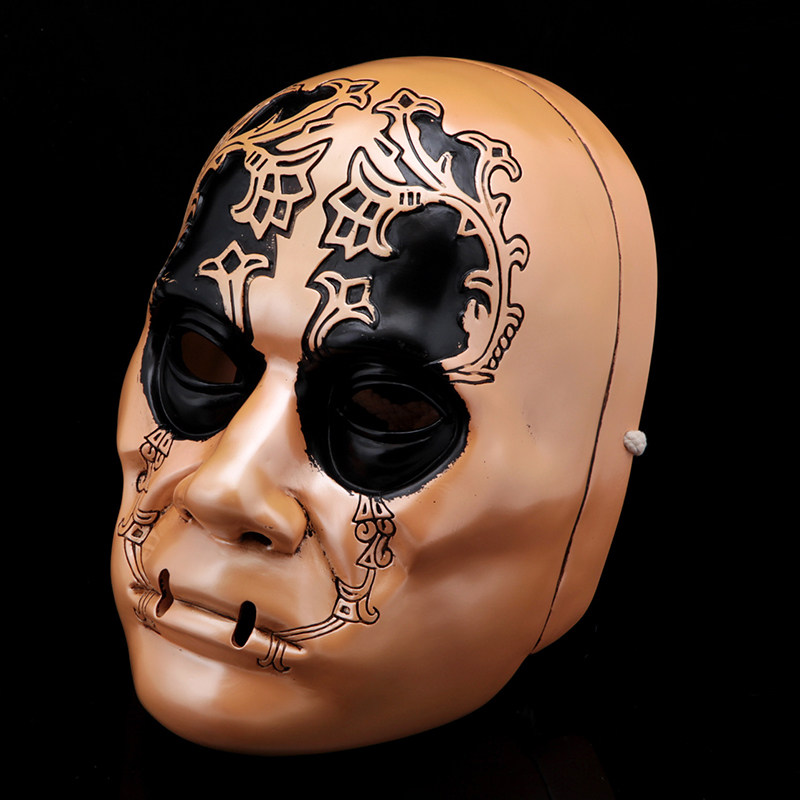 万圣节珍藏版精品树脂 哈利波特电影周边食死徒卢修斯伏地魔面具