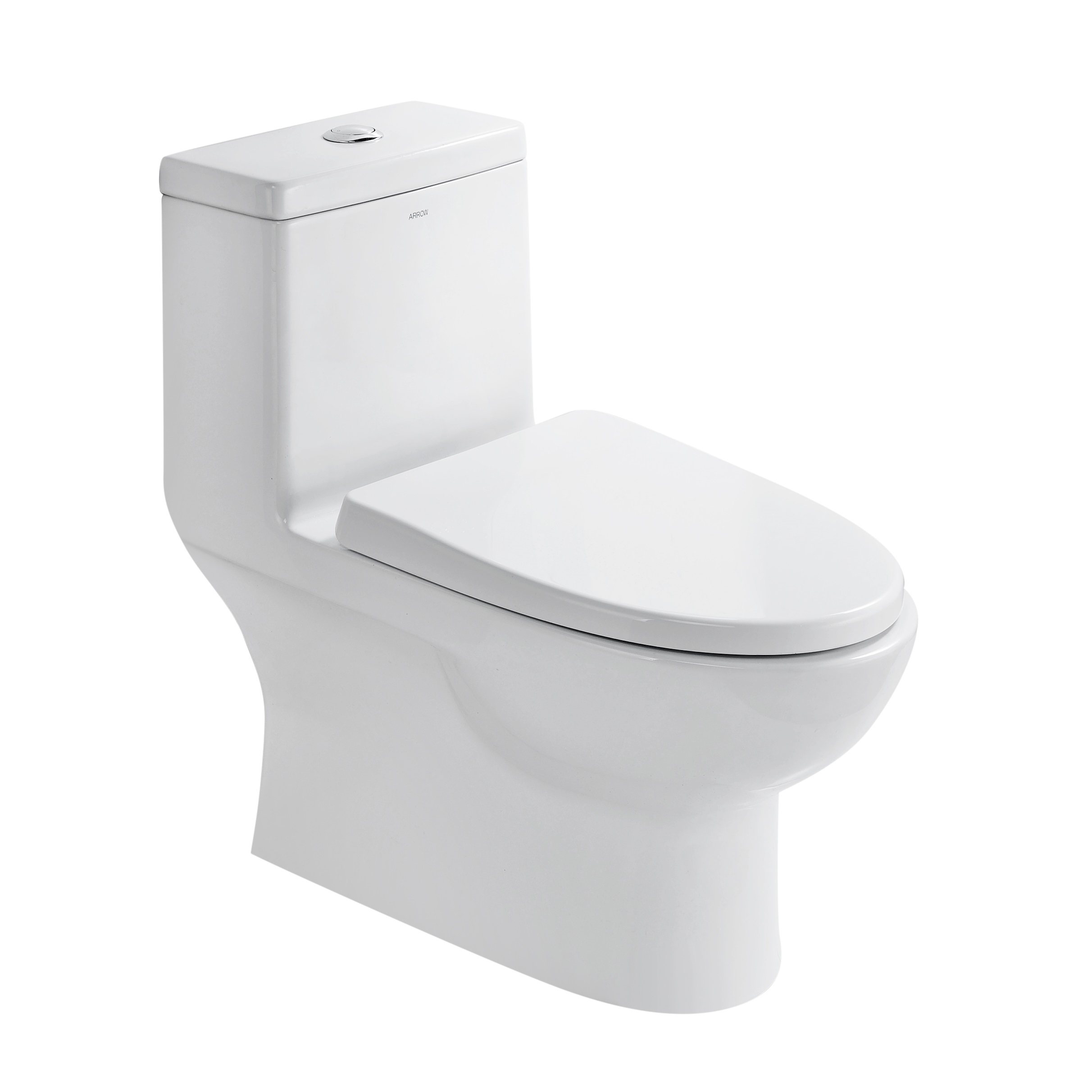 arrow箭牌卫浴ab1177连体坐便器/家用普通陶瓷抽水马桶喷射虹吸
