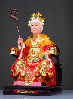 泰山奶奶树脂彩绘碧霞元君泰山神像