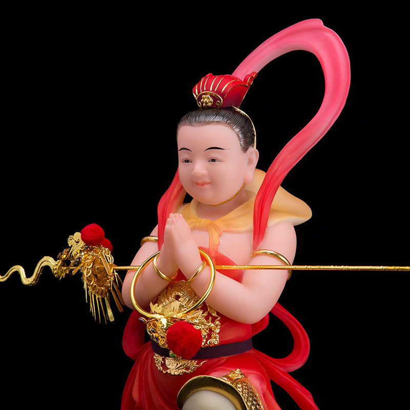 哪吒三太太子神像圣丰正品品包石雕家用供奉摆件