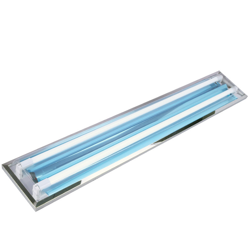 led净化t8双管不锈钢日光灯罩全套支架灯