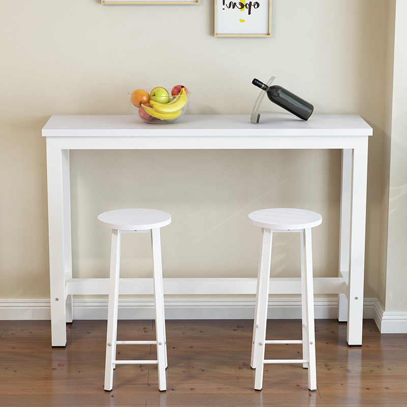 靠墙隔断家庭阳台小阳简约玄关简易吧台桌椅吧台