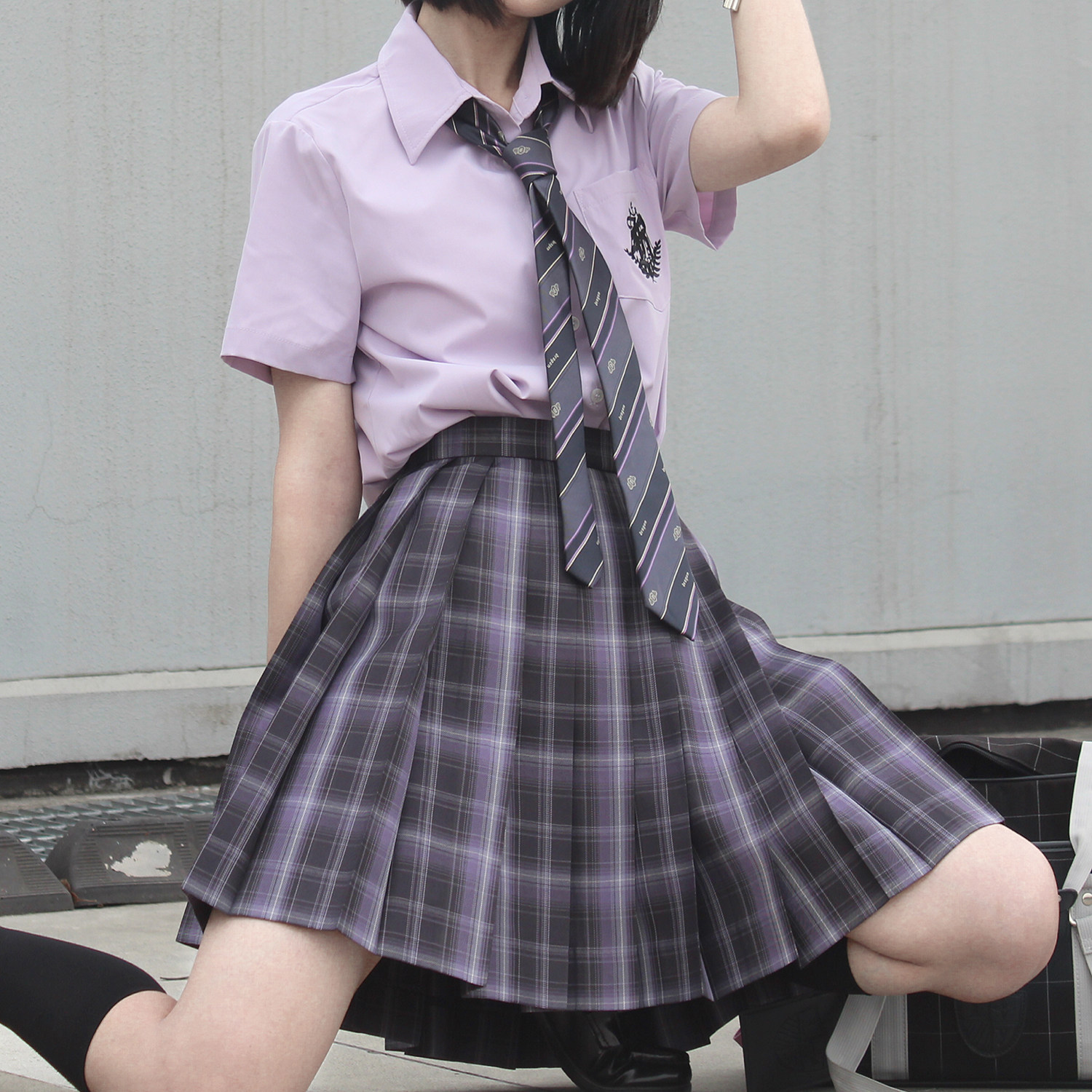 【御茶家】薄雾正版原创jk格裙学院风裙子日系制服裙女百褶裙短裙