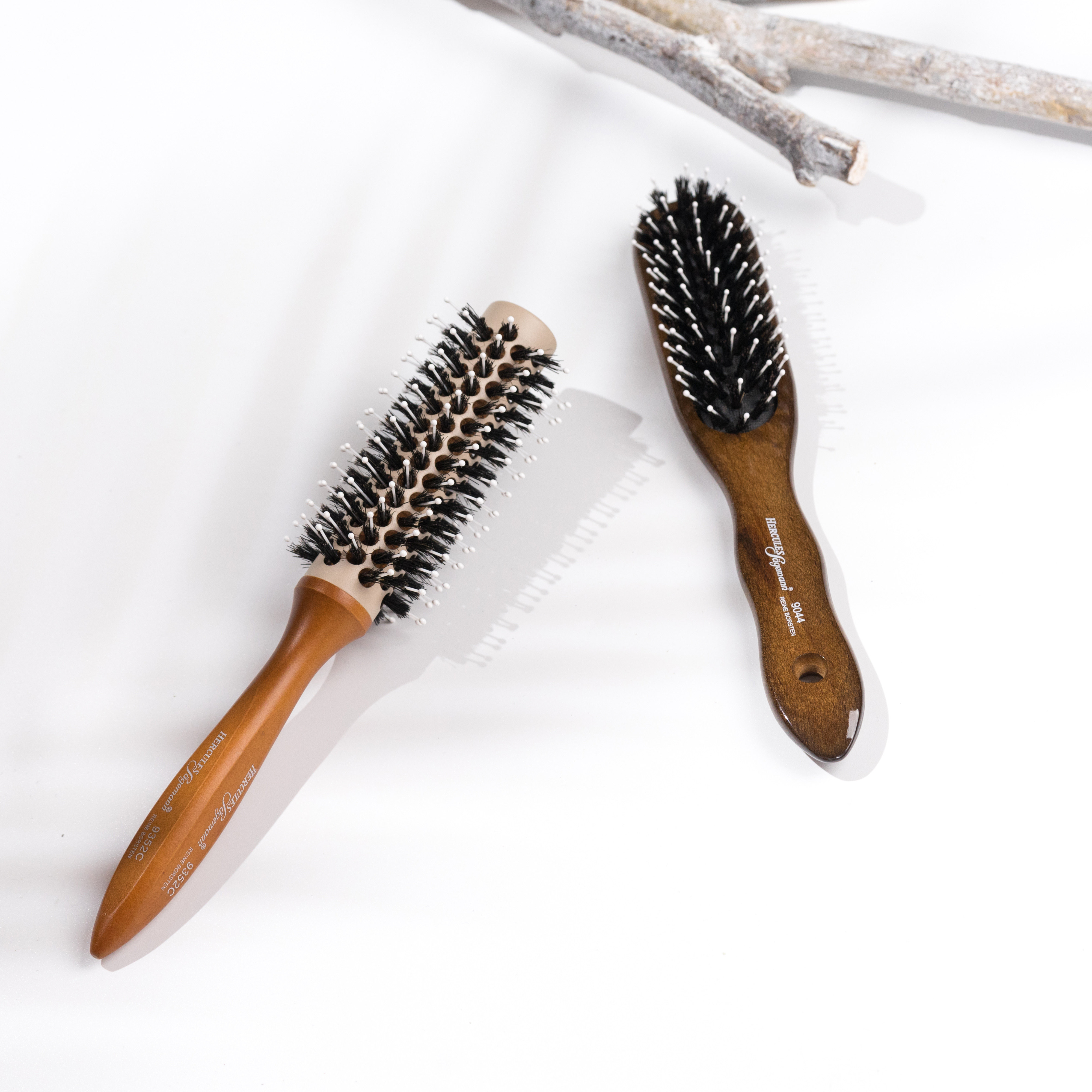 德国赫格丽hercules sagemann猪鬃梳气囊梳按摩头皮梳子防脱 生发