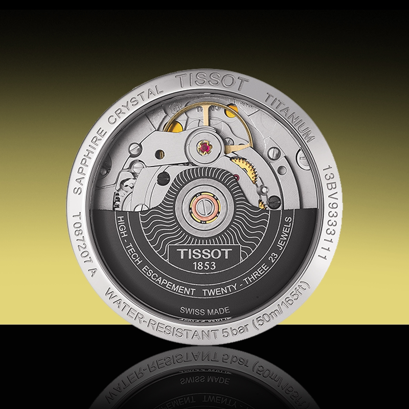 tissot天梭官方正品titanium系列系列机机械女表手表瑞士腕表