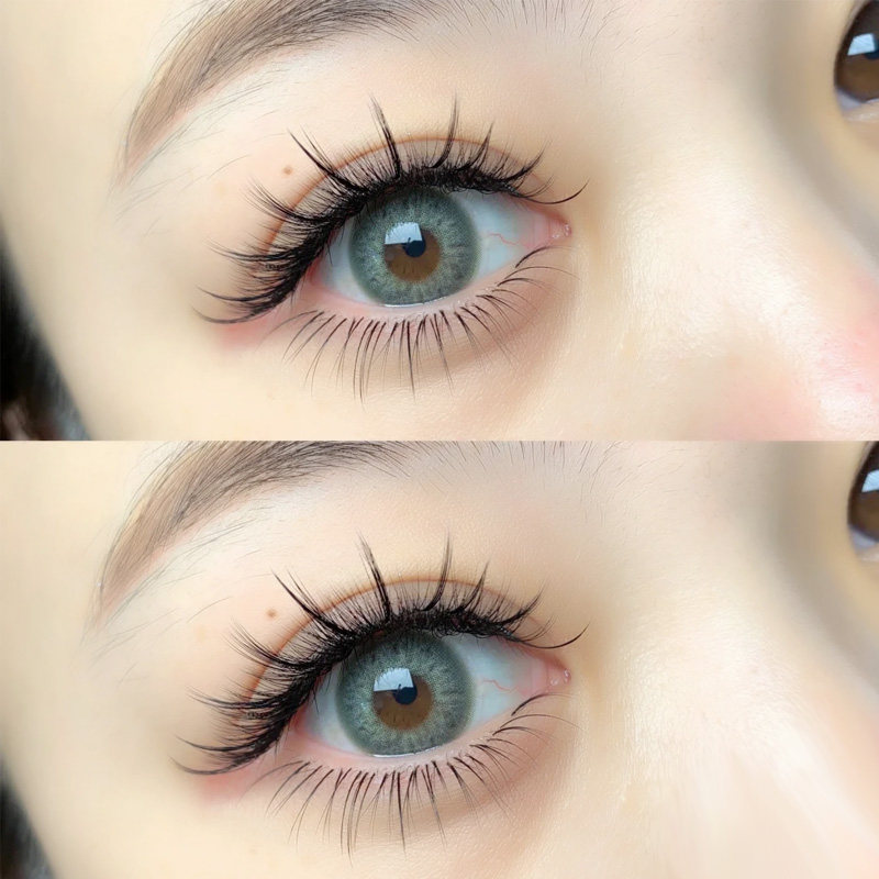 jovisa原装扶桑轻羽睫毛三根0.07三叶草加密夹心假睫毛