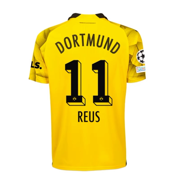 2324多特蒙德球衣欧冠球员版11号罗伊斯布兰特胡梅尔斯足球服