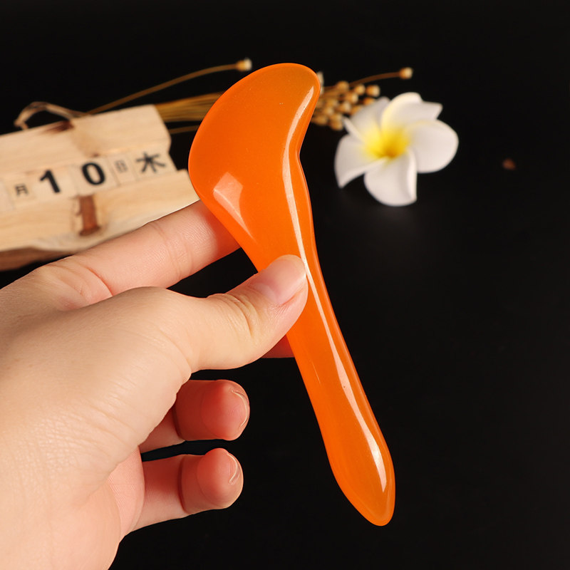 树脂面部拨筋棒眼部按摩棒足底穴位点穴棒刮痧按摩板拨经棒美容