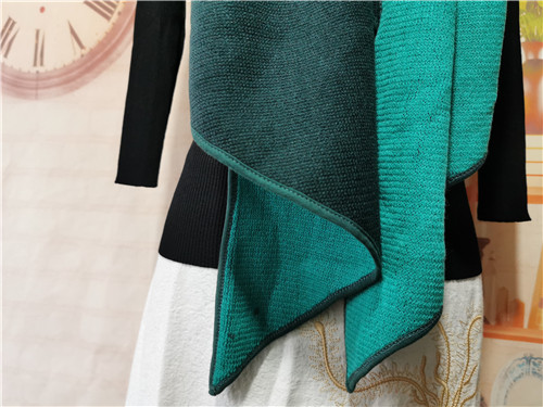 全家造型尖角包边针织舒适秋冬厚实色系超多围巾