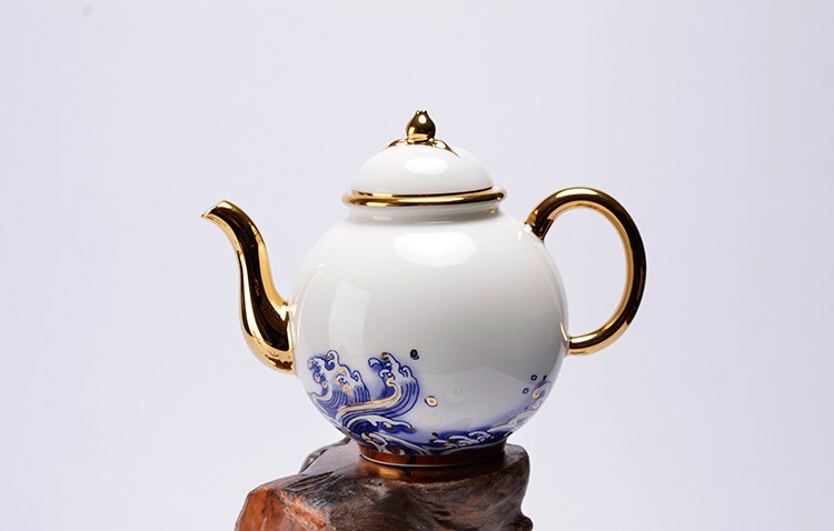 华祥苑海上明珠公道小茶杯茶托滤网泡茶茶杯茶具茶道