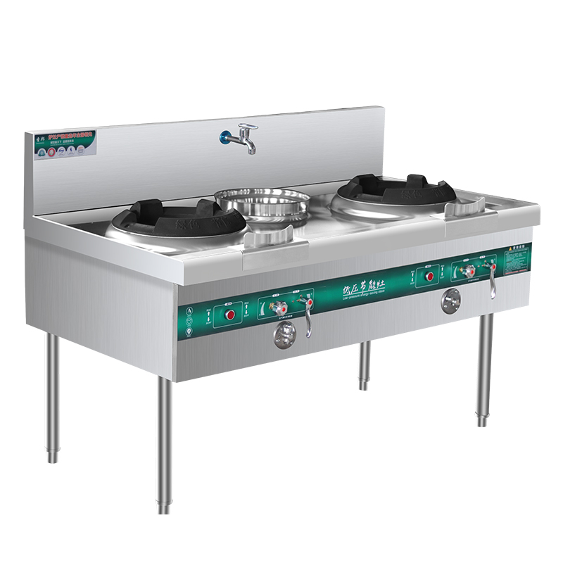 商用食堂节能煤气天然气液化气单双爆炒猛火灶饭店专用燃气灶台