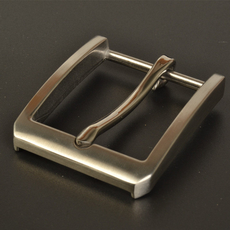 男士不锈钢皮带扣头针扣口字纯钢带扣皮带扣