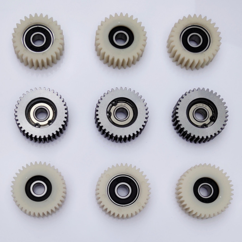 折叠电动车电机塑料齿轮36牙28齿代驾锂电车高耐磨离合器金属齿轮