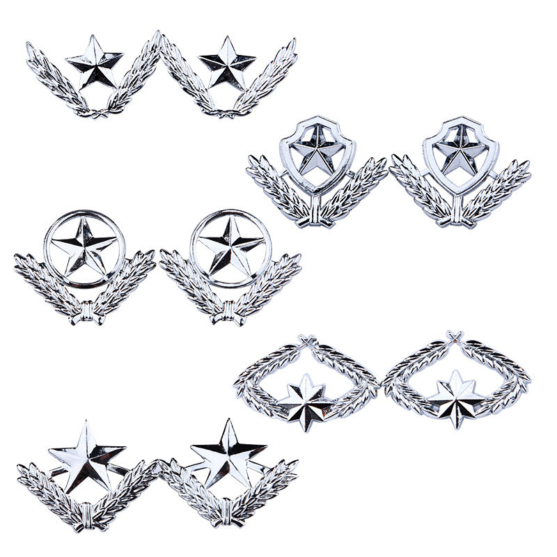 领花保安金属治安保安服工作服配饰领部装饰其他配件