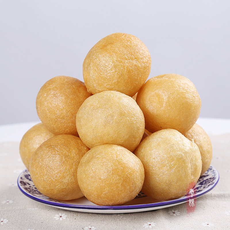 油面筋球无锡特产面筋泡包邮免运费清水面筋散装塞肉火锅面筋批发